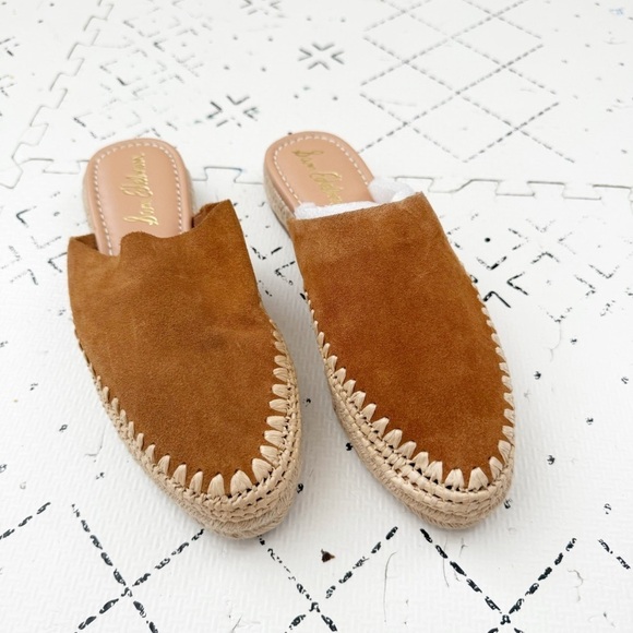 Sam Edelman Shoes - Sam Edelman- NEW Brown Suede Platform Espadrille Mules - 6.5